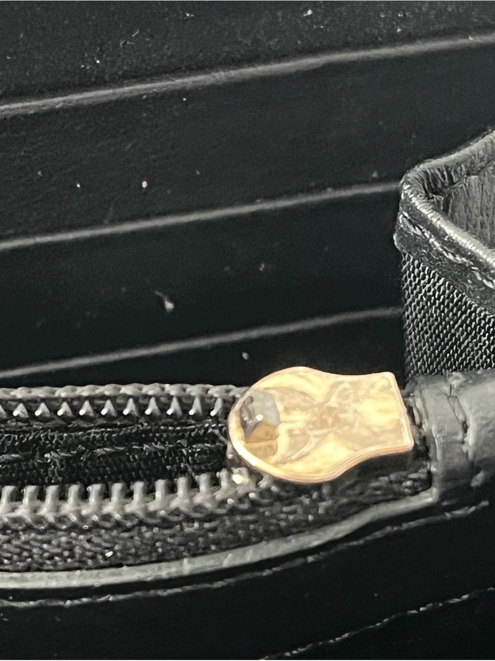 Furla Black Studded Floral Cutout Wristlet - Picture 7 of 7